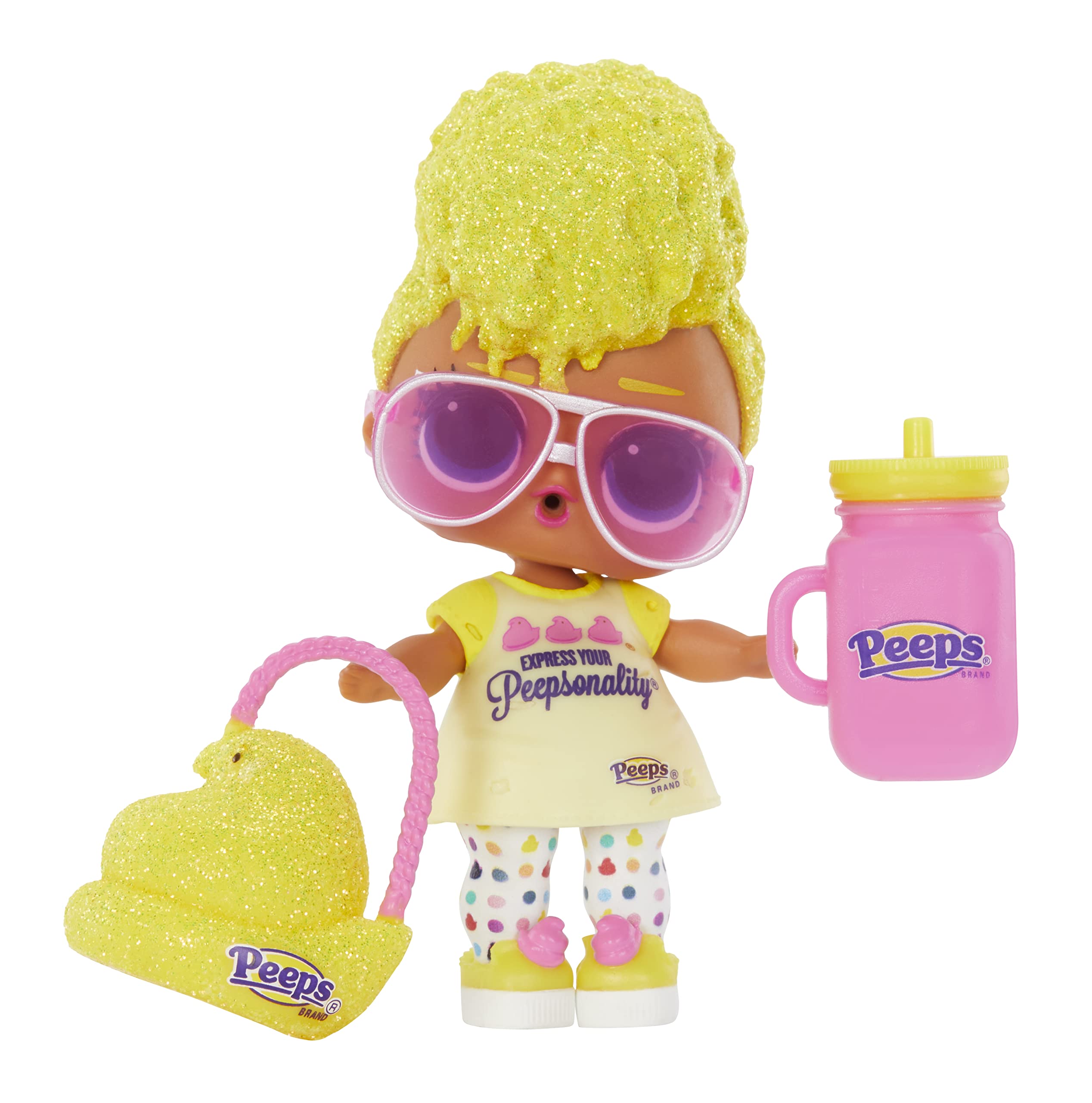 LOL Surprise Loves Mini Sweets Peeps- Tough Chick with Collectible Doll, 7 Surprises, Spring Theme, Peeps Limited Edition Doll- Great Gift for Girls Age 4+