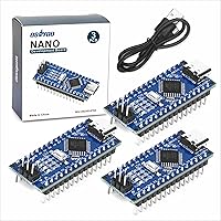 OSOYOO 3pcs Nano Module CH340 5V/16M 1pcs USB-C cable Micro-Controller Board for Arduino Nano V3.0