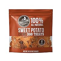 Sweet Potato Chews All-Natural Single Ingredient Dog Treats, 32 oz