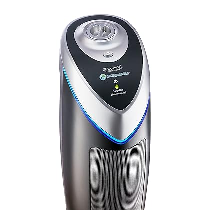 Germ Guardian Air Purifier with HEPA 13 Filter, Removes 99.97% of Pollutants, Covers Large Room up to 743 Sq. Foot Room in 1 Hr, UV-C Light Helps Reduce Germs, Zero Ozone Verified, 22