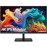 Z-Edge 4K Monitor, 28inch IPS Monitor Ultra HD 3840x2160 IPS Gaming Monitor, 300 cd/m², 60Hz Refresh Rate, 4ms Response Time, Built-in Speakers, U28I4K FreeSync Technology