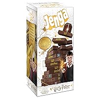 Jenga: Harry Potter | Build The Grand Staircase of Hogwarts to Reach The Classroom | Based on Harry Potter Film Franchise | Collectible Jenga Game | Unique Gameplay with Custom Dice