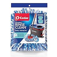 O-Cedar EasyWring RinseClean Spin Mop Microfiber Refill, 1-Pack, Blue