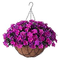 Artificial Hanging Flowers with 12