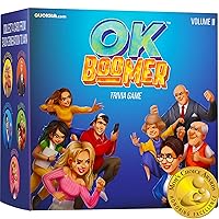 QUOKKA OK Boomer Family Games for Kids and Adults - Board Games for Family Night - Trivia Card Games for Adults & Family Volume ll - Fun Party Millennials vs Boomers Game for Ages 15+