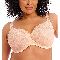 Elomi Molly Stretch Lace Underwire Nursing Bra (4542)- Blush