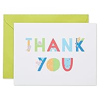 American Greetings Baby Shower Thank You Cards with Envelopes, Baby Icons (50-Count)