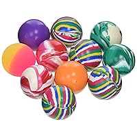 Rhode Island Novelty 45MM 1.75 Inch Hi Bounce Ball Assortment, 12 Balls per Order…