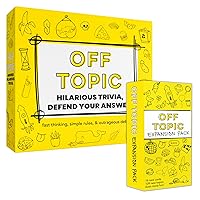 OFF TOPIC Adult Party Game/Expansion Pack - 128 New Topics for The Fun Board and Card Game for Group Game Night…