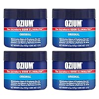 Ozium 4.5 Oz. 4 Pack Odor Eliminating Gel for Homes, Cars, Offices and More, Original Scent, 4 Pack