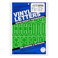 Graphic Products Permanent Adhesive Vinyl Letters and Numbers (160 /pkg), 3