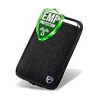 Shield Your Body Anti Radiation Cell Phone Pouch, Cell Phone Sleeves for Blocking EMF, Radiation Blocker for Cell Phone, Black, XL, for Phones Up to 3.25-inches Wide (7 x 4.25 Inches Pouch Size)