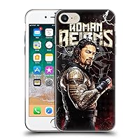 Head Case Designs Officially Licensed WWE Roman Reigns Superstars Soft Gel Case Compatible with Apple iPhone 7/8 / SE 2020 & 2022
