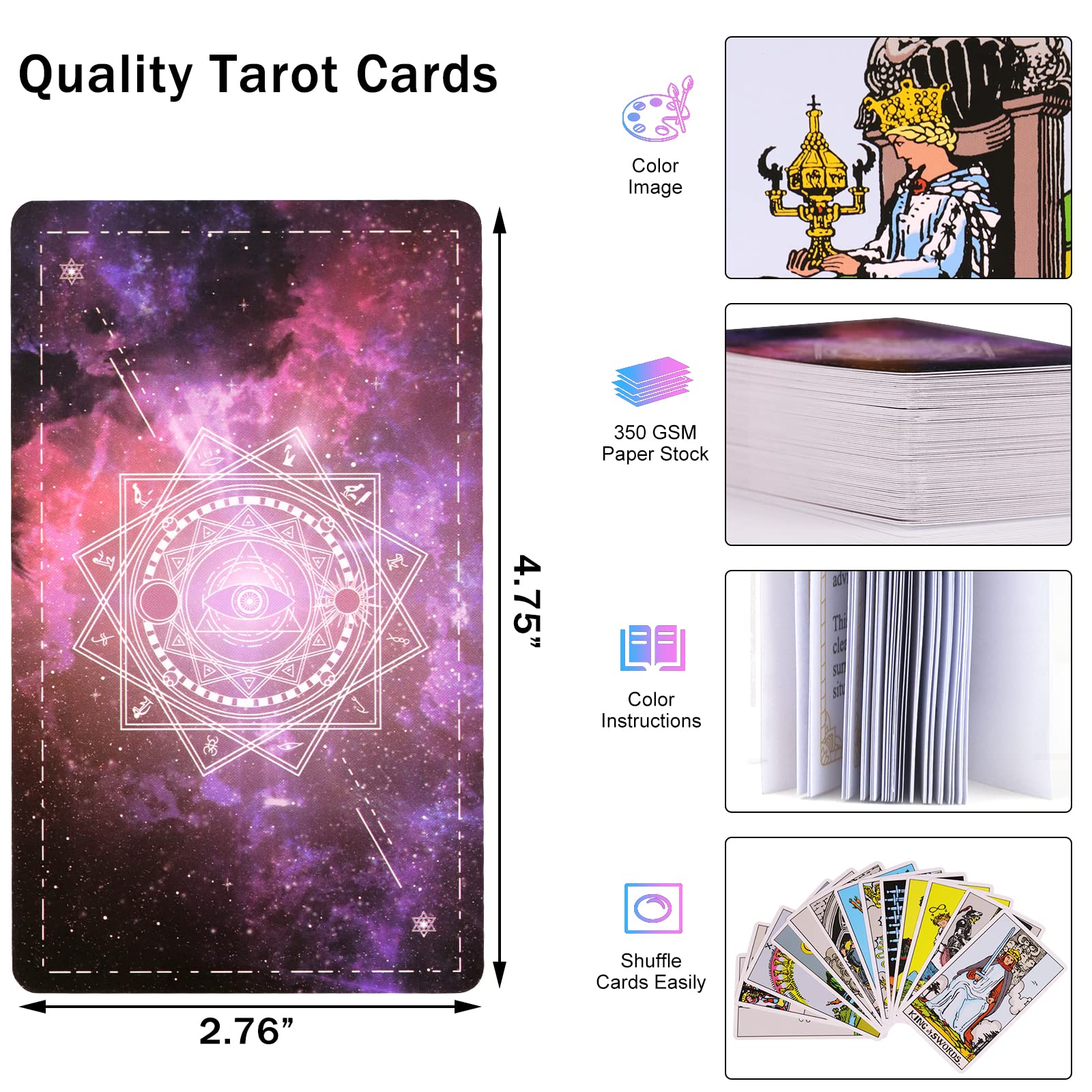 TIRLANO Tarot Cards with Guide Book, Romance