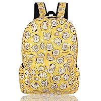 Anime Pom Pom Purin Backpack Yellow Dog Backpack Cute Cartoon Daily Travel Bag All Over Printed Daypack