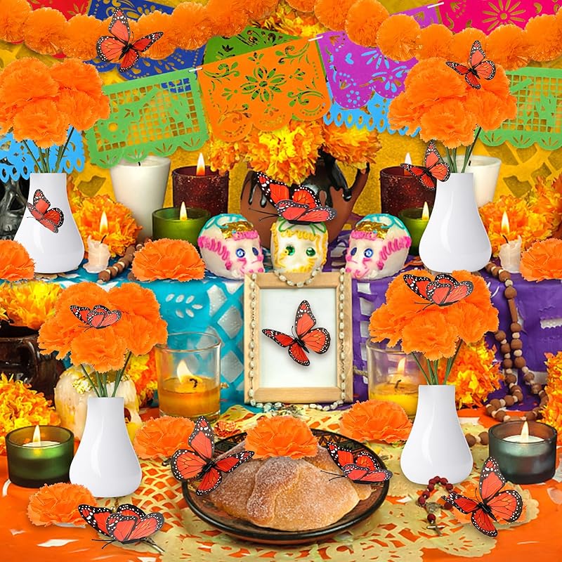 Mua 53pcs Day of The Dead Decorations Set,Include 2 Artificial ...