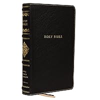 KJV, Personal Size Reference Bible, Sovereign Collection, Genuine Leather, Black, Red Letter, Thumb Indexed, Comfort Print: Holy Bible, King James Version KJV, Personal Size Reference Bible, Sovereign Collection, Genuine Leather, Black, Red Letter, Thumb Indexed, Comfort Print: Holy Bible, King James Version Leather Bound Imitation Leather