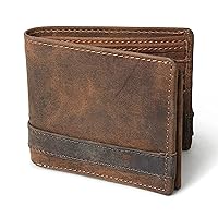 Hunter Tan Leather Wallet for Men | Genuine Leather Wallet with RFID Protection