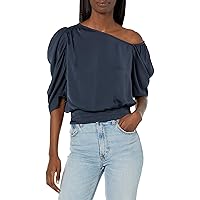 Ramy Brook Women's Amani Satin One Shoulder Top