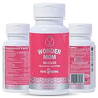 Prenatal and Postnatal Vitamins for Women with Folate, DHA, Probiotics, Iron, Myo Inositol, Biotin, D3, B12 to Support Fetal Development, Pregnancy Must Have. 30 Day Supply