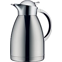 Alfi Albergo Top Therm Vacuum Insulated Carafe for Hot and Cold Beverages, 1.5 L, Stainless Steel, AS2710SS2