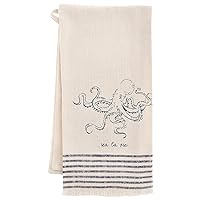 Waterfront Tea Towel - 100% Cotton Hand Towels for The Kitchen - Coastal Home Decor - Octopus