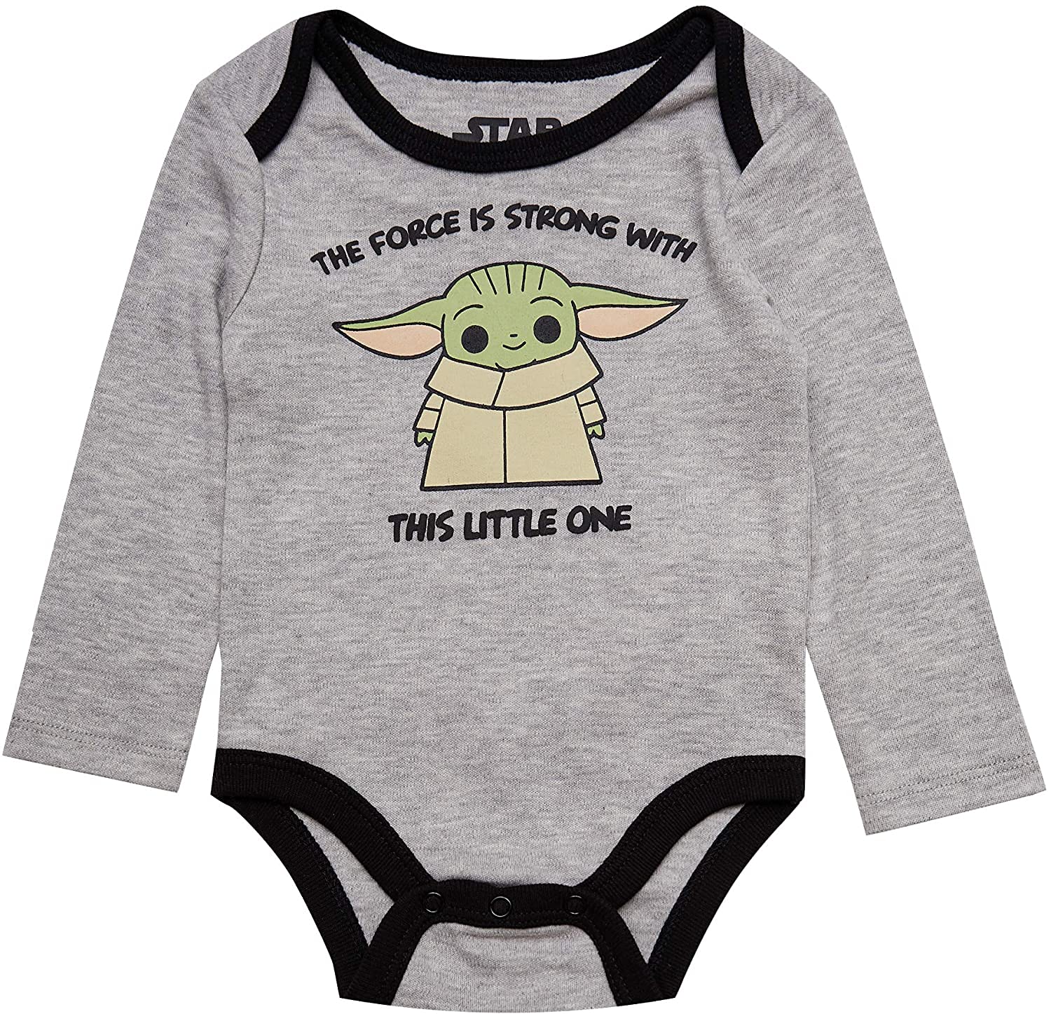 STAR WARS The Mandalorian Baby Boys Bodysuit, Pants and Hat Clothing Set - Baby Yoda Baby Clothes