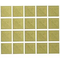 353 Cake Picks, Square G-1 (Gold), Gold, 0.9 x 0.9 inches (2.3 x 2.3 cm), Pack of 100