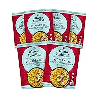Organic Indian Everyday Dal - Red Lentil 10oz - Fully Cooked with Butternut Squash and Coconut - Vegan - Microwavable - Ready to Eat Meals- Pack of 6