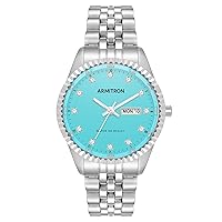 Armitron Women's Genuine Crystal Accented Day/Date Function Bracelet Watch, 75/5849
