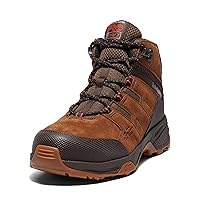 Timberland Men's Switchback LT Steel Safety Toe Outdoors Equipment, Brown/Gum, 10.5