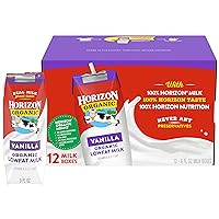 Horizon Organic Lowfat Milk Box, Vanilla, 8 Fl Oz (pack of 12)