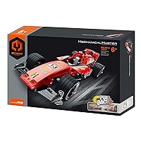 STEM Car Toy Building Toy Gift for Age 6+, Pull-Back Racing Car Building Block Take Apart Toy, 183 Pcs DIY Building Kit, Learning Engineering Construction Toys