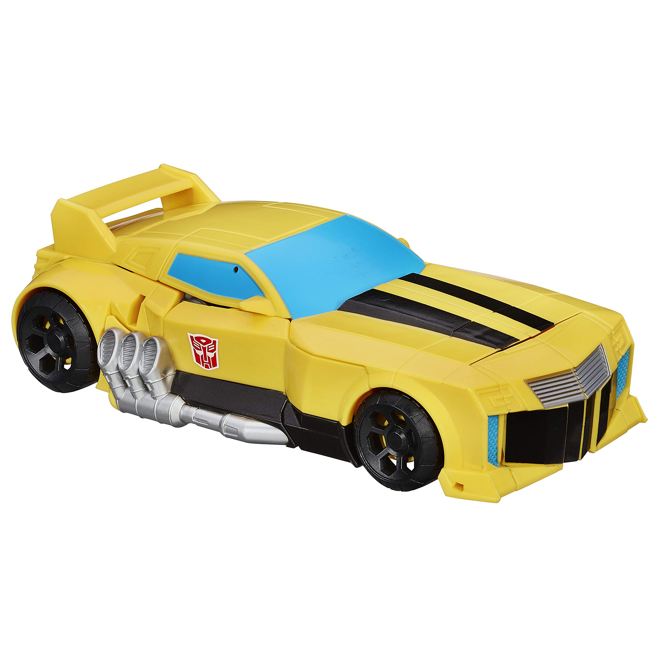 Transformers Toys Heroic Bumblebee Action Figure - Timeless Large-Scale Figure, Changes into Yellow Toy Car, 11