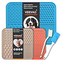 Lick Mat for Dogs, Food-Grade Silicone Dog Lick Mat as Boredom Busters and Anxiety Reliever, Dog Licking mat for Mental Stimulation, Dog Lick Pad for Peanut Butter