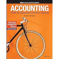 Accounting: Tools for Business Decision Making Accounting: Tools for Business Decision Making Loose Leaf Kindle Ring-bound Paperback
