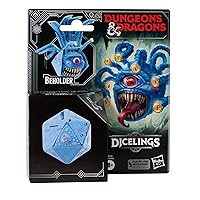 Dungeons & Dragons Dicelings Blue Beholder Collectible D&D Monster Dice Transforming Giant d20 Action Figures Role Playing Dice