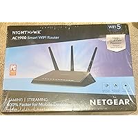 NETGEAR Nighthawk Smart WiFi Router (R7000) - AC1900 Wireless Speed (up to 1900 Mbps) | Up to 1800 sq ft Coverage & 30 Devices | 4 x 1G Ethernet and 2 USB Ports | Armor Security