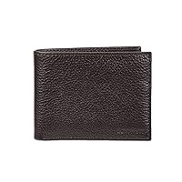 Cole Haan Men's RFID Slim Billfold Wallet, Brown Pebble, One Size