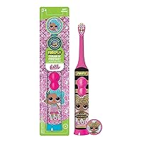 Clean N' Protect, L.O.L. Surprise! Toothbrush with hygienic Character Cover, Soft Bristles, Anti-Slip Grip Handle, Battery Included, Ages 3+, 1 Count
