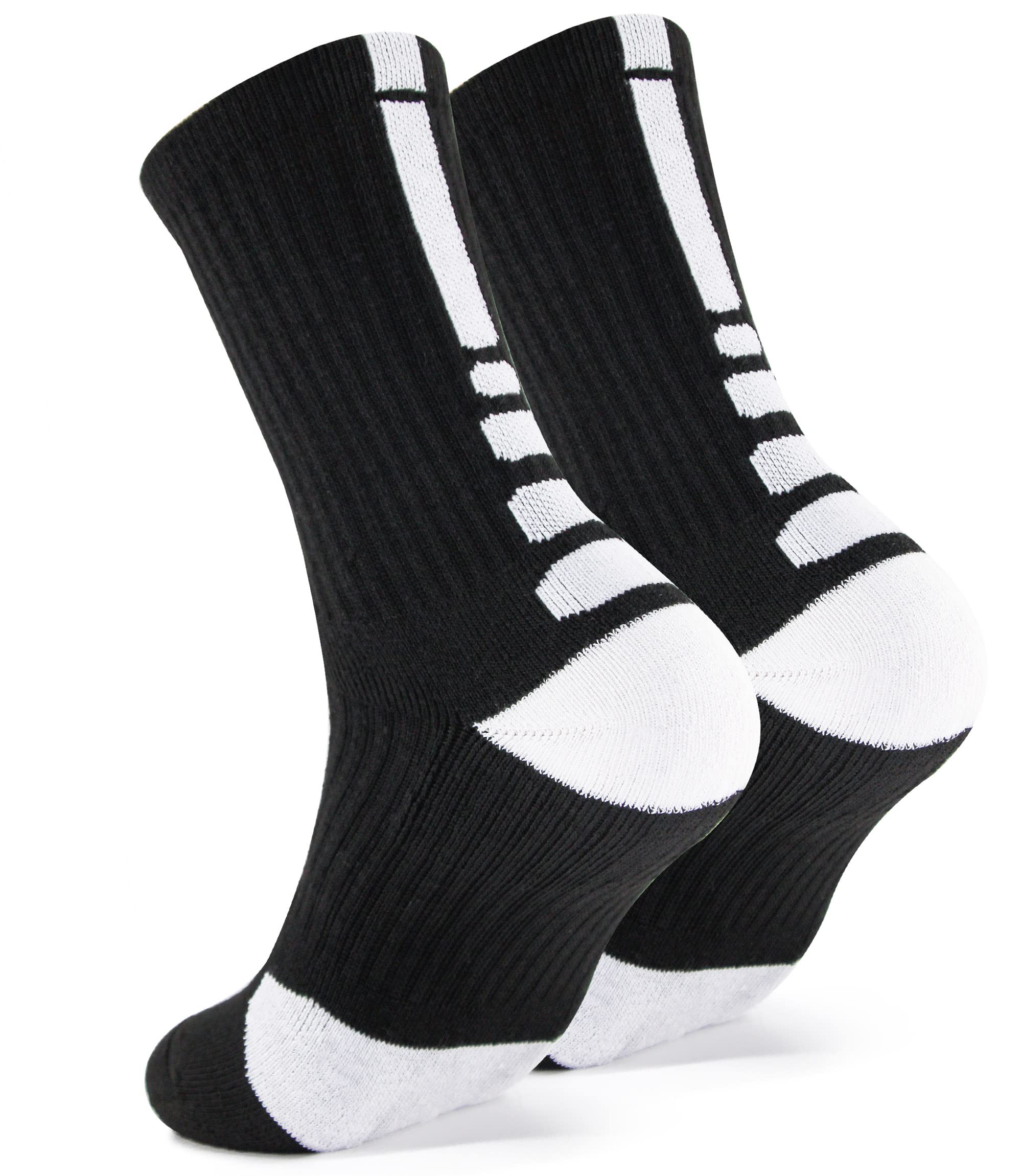 DILIBA Elite Basketball Socks Cushion ​Athletic Crew Socks for Men's Women's Youth Boy
