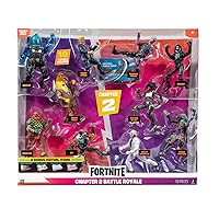 FORTNITE Chapter 2 Battle Royale - Ten 4-inch Articulated Figures in Dynamic Packaging with Codes for Bonus Virtual Items - Amazon Exclusive