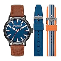 Skechers Men's Quartz Watch and Stackable Bracelet or Interchangeable Band Gift Set