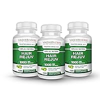 Hair Rejuv by Vadik Herbs | Great for hair loss, balding, hair thinning | Herbal treatment for regaining your hair...naturally! (3 pack)