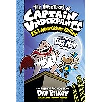 The Adventures of Captain Underpants (Now With a Dog Man Comic!): 25 1/2 Anniversary Edition The Adventures of Captain Underpants (Now With a Dog Man Comic!): 25 1/2 Anniversary Edition Hardcover Audible Audiobook Kindle Paperback