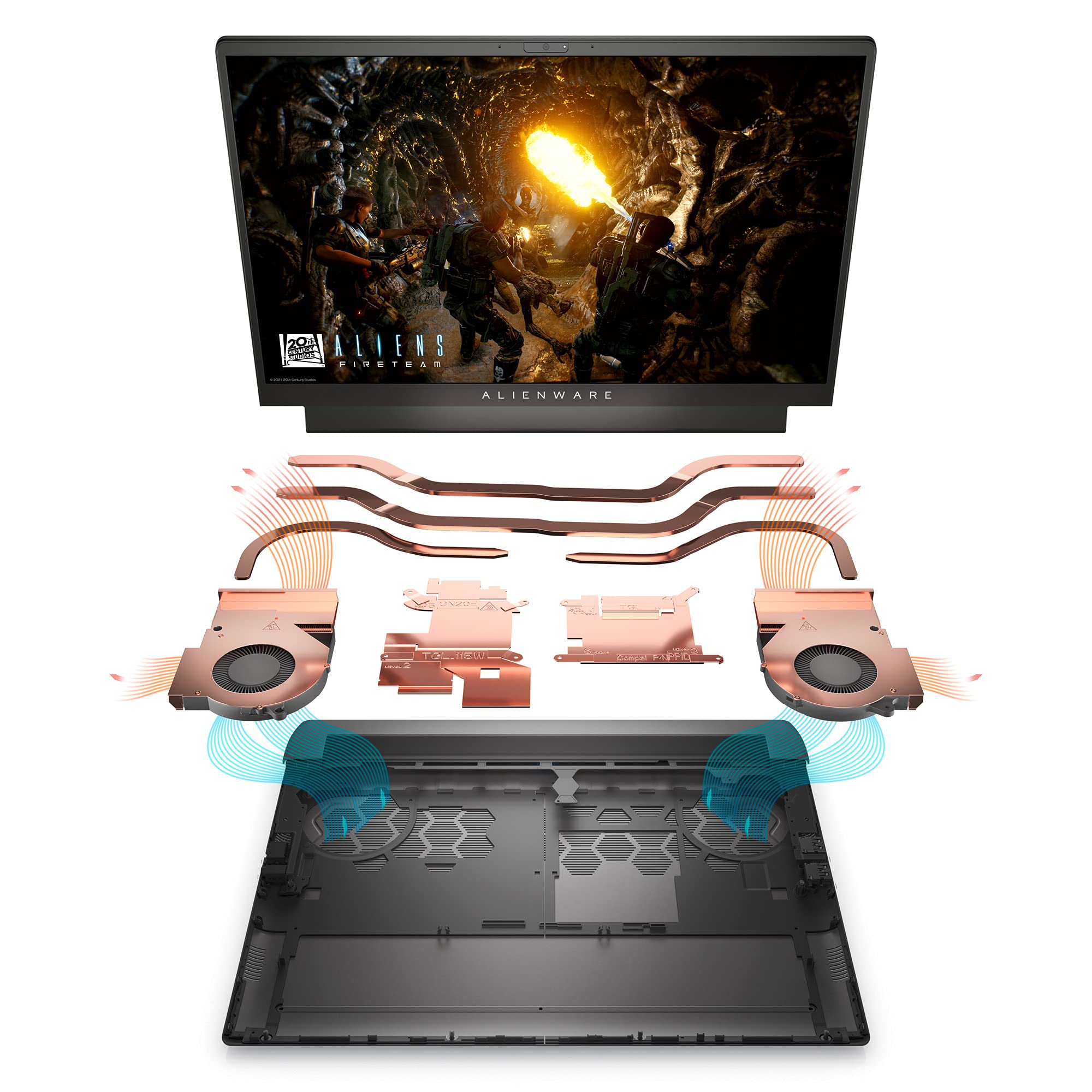 Alienware M15 R6 VR Ready Gaming Laptop - 15.6 inch QHD Display, 240Hz Refresh Rate, Intel Core i7-11800H, 16GB DDR4 RAM, 512GB SSD, NVIDIA GeForce RTX 3070 8GB GDDR6, Windows 11- Black