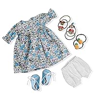 Handmade Waldorf Doll Clothes 12 inch Clothing Set with Pretty Box Girl Christmas Birthday Gift-Coco's Clothes Accessories