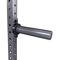 Body-Solid Powerline Weight Horn Plates Holder Attachment, Power Rack Accessories (PPRWH)