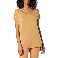 Amazon Essentials Women's Supersoft Terry Relaxed-Fit Dolman-Sleeve V-Neck Tunic (Previously Daily Ritual)