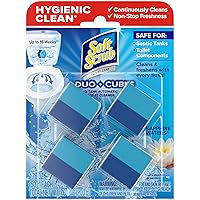 In-Tank Toilet Cleaner Duo-Cubes, Sapphire Waters, 4 Count